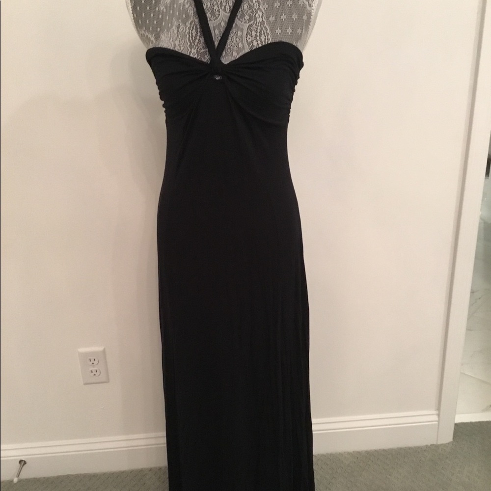 American Rag long black halter dress